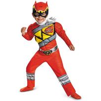 Power Rangers Raudonojo Drakono Vaikų Raumenų Kostiumas Helovino vakarėliui M