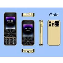 Slankiojantis dangtelis mobiliajam telefonui 2.4 colio 2G GSM dviguba SIM kortelė MP3 MP4 kamera stebuklingas balso žibintuvėlis greitasis rinkimas FM mini moteriškas mobilusis telefonas auksas