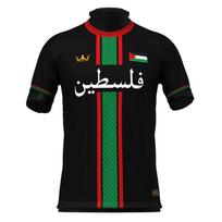 Mada Palestinos Vėliavos Futbolo Marškinėliai Tendencija Vasara Trumpomis Rankovėmis Nacionalinis Herbas 3D Spausdinti Sportiniai Marškinėliai Laisvi Kvėpuojantys Viršūnės 2XL