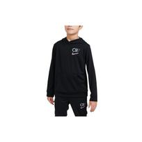 Nike CR7 vientos spalvos logotipas Spausdintas laisvas džemperis su gobtuvu Vaikams Džemperiai su gobtuvu Juodas DX5460-010 S