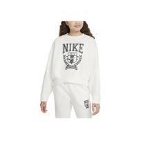 Nike Sportswear raidžių ir skaičių apvalios apykaklės laisvalaikio ilgomis rankovėmis džemperis Vaikams džemperis Baltas FZ4722-133 S gray