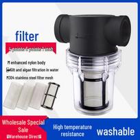 Karščiui atsparus nerūdijančio plieno tinklelio filtras su plaunamu vidiniu sriegiu (1/2 , 3/4 , 1 ) 1/2 inch interface - 40 mesh