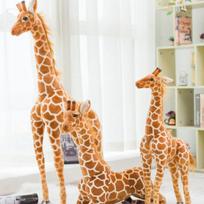Didelio dydžio žirafos pliušiniai žaislai, mieli iškamšyti gyvūnai, minkšta žirafos lėlė, gimtadienio dovana, vaikiškas žaislas 35cm