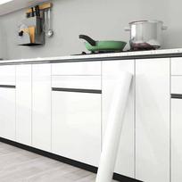 Sustorinta Vandeniui atspari Aliejui atspari Lipni Marmuro Vinilo Plėvelė Virtuvės Spintelės Durų Dekoratyvinis Dangtis Baldų Renovavimo Lipdukas 40cm*3m