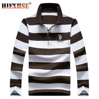 Vyriški polo marškinėliai Ruduo Aukštos kokybės siuvinėtas polo marškinėlis Laisvalaikio polo marškinėliai Vyriškas ilgomis rankovėmis polo marškinėlis Polo XXXXL ruda