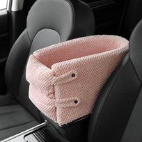 Nešiojama naminių gyvūnų šunų automobilinė kėdutė centrinio valdymo neslystanti šunų nešyklė 42x20x22cm rožinė