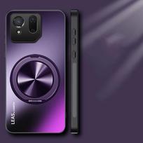Magnetinis dėklas Asus Rog Phone 9 Pro telefonui 8Pro Rog 7 6 Pro Matinis smūgiams atsparus rėmelis Stovas Kietas viršelis ROG Phone 9Pro 7Pro for Rog Phone 9 violetinė