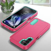 Smūgiams atsparūs tvirti dėklai Samsung Galaxy A17 A54 5G A56 A36 A16 A15 A14 A53 A13 S23 FE S24 S25 Ultra edge S22 Plus krepšys for Galaxy S23 Plus rožinė raudona spalva