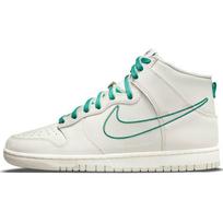 Nike Dunk High SE First Use Pack - Green Noise Vyriški sportbačiai Balti Šviesiai kaulo Spalvos Laivagalis DH0960-001 44