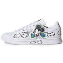 Kasing Lung x Disney x adidas Stan Smith Labubu Pelėnas Mickey Unisex sportbačiai Baltas Debesis-Baltas Pagrindinis-Juodas GZ8841 36