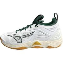 Mizuno Wave Momentum 3 Balti Žali Auksiniai Unisex Sportbačiai V1GA231244 40