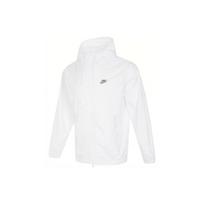 Nike Logotipo Spausdinimo Austas Vėjo Striukė Su Gobtuvu Vyriška Viršutinė Apranga Balta FB7805-100 2XL