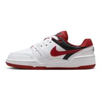 Nike Full Force Low GS Mystic Red Vaikams Sportbačiai Balti Juodi Komandiniai Oranžiniai FV5929-100 35.5