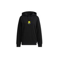 Adidas Neo X Smiley Collaboration Womens Csmly Sweatshirt With Smiley Logo Print Women Sweatshirt Black HE7951 S