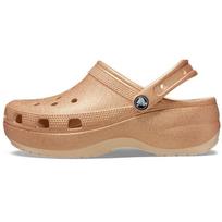 Crocs Classic Blizgūs Debesys Storas Padukas Mediniai Klumpės Moteriški Avalynė Šiltas-Chaki 207241-2DS 36-37
