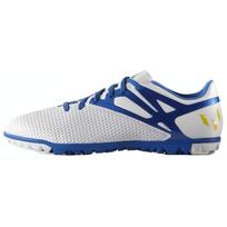 Adidas Messi 15.3 TF futbolo bateliai (Guminiai smeigės) Patvarūs futbolo bateliai vyrams, futbolo bateliai, balti, mėlyni, B25456 41⅓