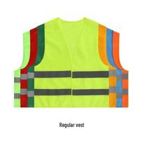 LED atšvaitinė saugos liemenė statyboms, sanitarijai ir naktiniam važiavimui Velcro Vest ryškiai raudonos spalvos