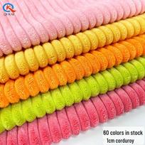 Velvetinė briaunota pliušinė medžiaga žaislams, naminiams gyvūnėliams skirtiems guoliams, avalynei ir namų tekstilei Bulk order 100+ price