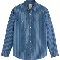 Levis Patogus universalus klasikinis džinsinis ilgomis rankovėmis marškinys vyriški marškiniai 85744-0104 S