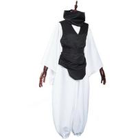 Jujutsu JJK Manga Anime Choso Cosplay Kostiumas Violetinė Liemenė Kaklo Šalikas Diržas Baltos Elastingos Kelnės Viršus Dovanos S