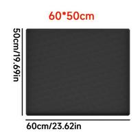 Silikoninis kilimėlis grindų apsaugai šaldytuvams, galimi įvairūs dydžiai 60*50CM Black