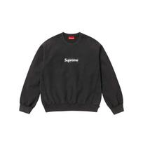 Džemperis Supreme Washed Box Logo Juodas EU M raudona