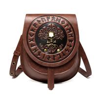 Elegant PU Leather Crossbody Bag For Women Retro Waist Bags With Unique Medieval European Shoulder Bags ruda