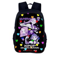 K-Pop Demono Medžiotojai Vaikų Kuprinė 16 colių Studentų Mokyklinė Kuprinė Dvigubo Peties Krepšys CLE 40*30*11cm