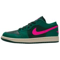 Jordan Air Jordan 1 Amortizuojantys Atsparūs trinčiai Kvėpuojantys Žemi Senoviniai Krepšinio Batai Moteriški Žali Jordan DC0774-300 36.5 žalia