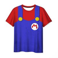 Vasaros apvalios apykaklės 3D „Super Mario“ marginti marškinėliai Madingi laisvalaikio trumpomis rankovėmis Vaikams Berniukams ir Mergaitėms Unisex Marškinėliai 110