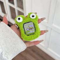 Animacinis mielas gyvūnėlis pliušinis apsauginis dėklas Apple Watch 40MM 41 42MM 44MM 45 46MM PC buferis apsauginis rėmelis iwatch 10 9 8 S10-42mm rožinė
