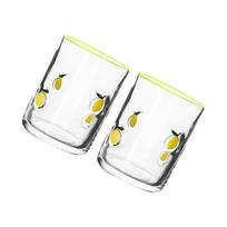 2 citrinos dizaino stikinių puodelių rinkinys Tvirtos medžiagos 14oz talpa Puikiai tinka vakarėliams Namų dekoravimui Gėrimų patiekimui 2