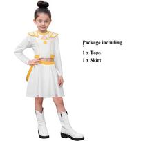 Mergaičių Vaikų K-Pop Demonų Medžiotojų Zoey Rumi Mira Cosplay Kostiumų Rinkinys Išgalvotas Kostiumas Idolo Filmo Cosplay Vaikų Helovino Karnavalo Kostiumas 110