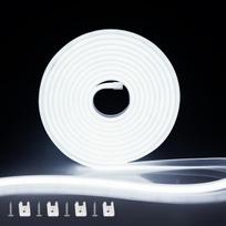 220V 1M-20M Neoninė LED juosta IP65 Vandeniui atspari LED juosta Naudojimui viduje ir lauke su ES kištuku Lanksti neoninė šviesos juosta kambariui, virtuvei, DIY dekoravimui 1M
