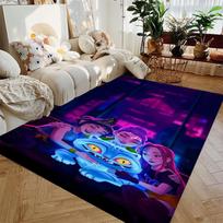 K-POP D-Demon-Hunters Kilimas Neslystantis Stačiakampis Grindų Kilimėlis Minkštas Kilimas Kambario Kilimas Vidaus Lauko Svetainės Dekoras 40x60cm