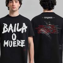 Retas Lady Gaga The Mayhem Ball Tour 2025 2026 Išskirtiniai prekiniai ženklai Baila O Muere Šokis arba Mirk Ispanija Marškinėliai S