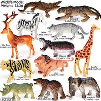 12 vnt. Maži laukinės džiunglės zoologijos sodo gyvūnų modeliai Dramblys Žirafa Tigras Panda Liūtas Figūrėlės Kolekcija Edukacinis žaislas Vaikams Dovana