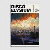 Disco Elysium Metalinė lentelė Sieninė tapyba Garažo dekoravimas Namų dizainas Skardinis ženklas Plakatas 20x30cm（7.8x11.8inch）