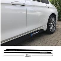 „M Performance“ lipdukas, skirtas BMW F30 F31 F32 F33 F22 F23 F15 F85 F10 E60 E61 G30 E90 anglies pluošto šoninio sijono slenksčio lenktynėms 205