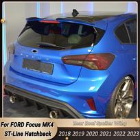 „Ford Focus MK4 ST-Line“ hečbeko 2018–2023 „Maxton Style“ automobilio galinio stogo spoilerio prailginimo sklendžių sparnų kėbulo komplektams Gloss Black