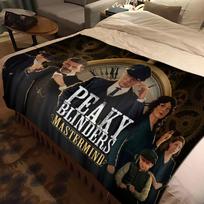 Peaky Blinders Minkšta flanelinė plona antklodė Populiari gangsterių TV antklodė Nešiojama namų kelionių biuro pietų pertraukos antklodė 75x90cm