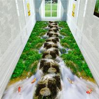 3D koridoriaus kilimas Namų / biuro kilimas Miegamojo kilimėlis Įėjimas / Prieškambario durų kilimėlis Svetainės kilimėlis 80cm*100cm