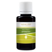 Artišokų ekstrakto tinktūra vaistažolių skystas maisto papildas „New Life“. 30 ml (course 2 weeks)