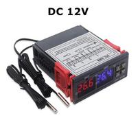 STC-3008 KT99 dvigubas skaitmeninis temperatūros reguliatorius, dviejų relių išėjimas 12V 24V 220V termoreguliatoriaus termostatas su šildytuvo aušintuvu 12V