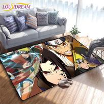 Anime Naruto 3D spausdinimo kilimėlis virtuvei, durų kilimėlis, miegamojo kilimai svetainei, skalbyklai, vonios kambariui, neslystantis grindų kilimėlis 40cm x 60cm