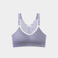 Besiūlė „Butterfly Beauty“ nugaros liemenėlė „Plus Fat“ didesnio dydžio apatiniai moteriški „Camisole“ be plieno žiedo apvyniojamo vamzdelio viršutinė liemenėlė M