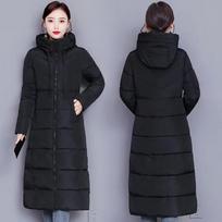 Žiemos parkas su gobtuvu medvilninė moteriška striukė nuo vėjo nepralaidi lietui storas šiltas paltas Madingas 5XL baltas moteriškas ilgas sniego paltas 2XL juoda