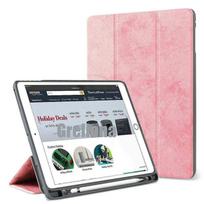 Dėklas iPad Pro 12.9 2017/2015 su pieštuko laikikliu, išmanus viršelis, trijų dalių stovas, automatinio užmigdymo/pažadinimo funkcija, apsauginis dėklas iPad Pro 12.9 2020 2018 2020 iPad 11in