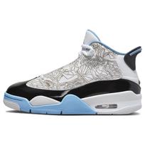 Air Jordan Dub Zero GS Legend Blue Vaikams Sportbačiai Balti Juodi Neutraliai Pilki DV1360-114 38 gray