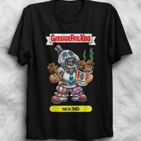 Vintažiniai 1985 m. Garbage Pail Captain Spaulding Sick Sid Unisex marškinėliai Adam Bomb Laisvalaikio marškinėliai XXXXL gray